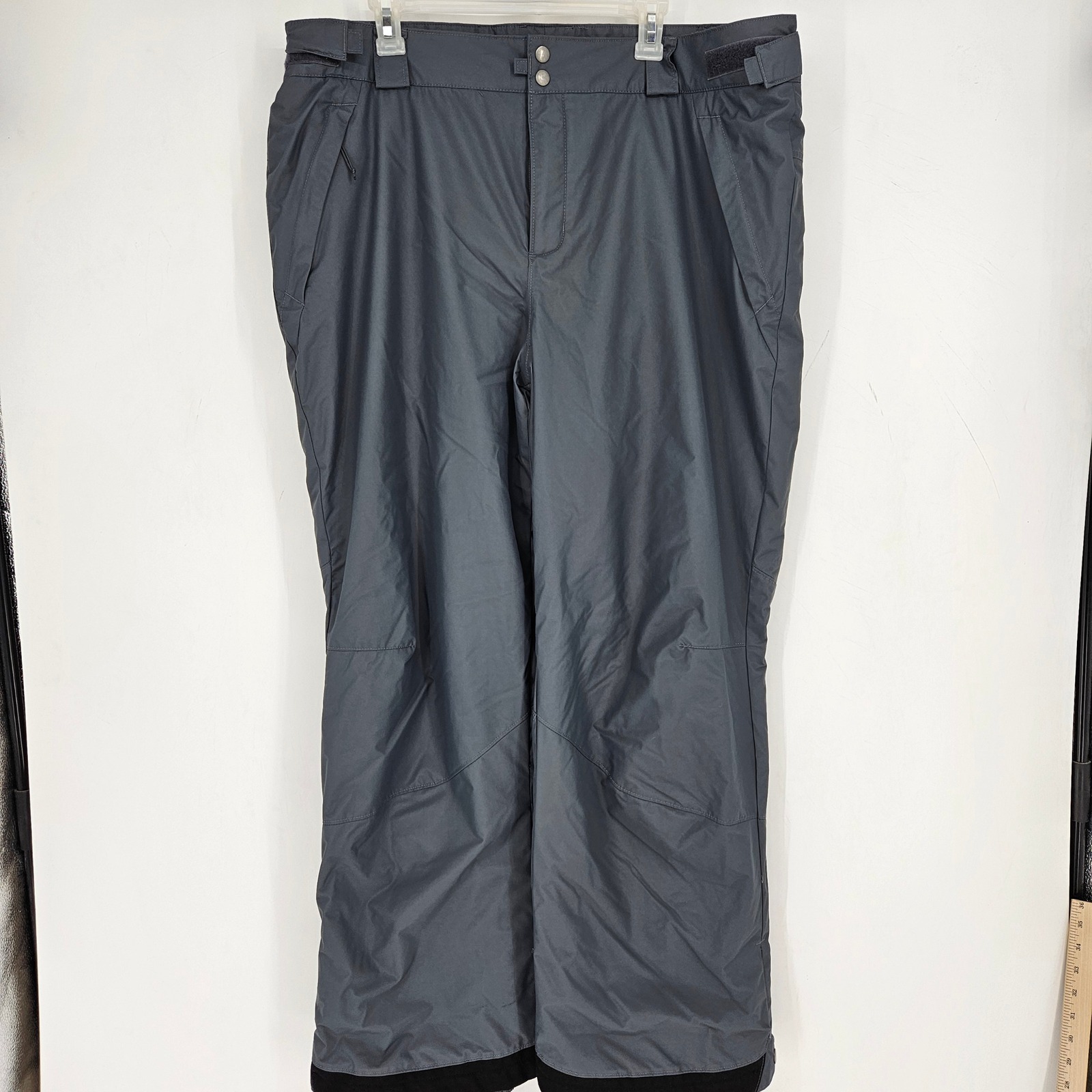 Columbia Pants Mens Extra Large Bugaboo Omni Heat Tech Hiking Gray Snow Ski